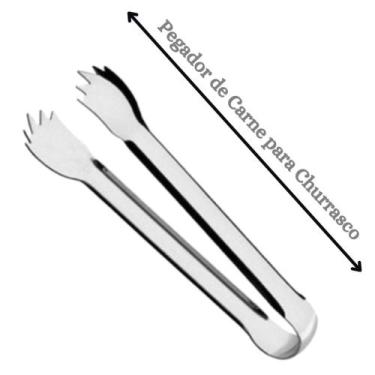 Imagem de Conjunto de Churrasco em Inox Tabua Garfo Faca Chaira Pegador - Art Ho
