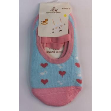 Imagem de Meia Sapatilha Pilates Infantil menina com Estampas Antiderrapante - s
