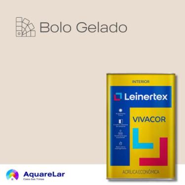 Imagem de Vivacor Acrílica Leinertex Fosco 18L, BOLO GELADO