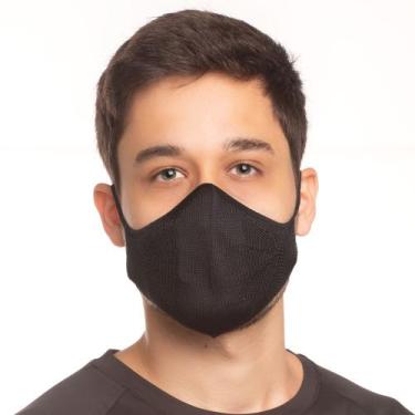 Imagem de Máscara de Proteção Esportiva Academia Knit 3d Com 2 Refis - Respiráve