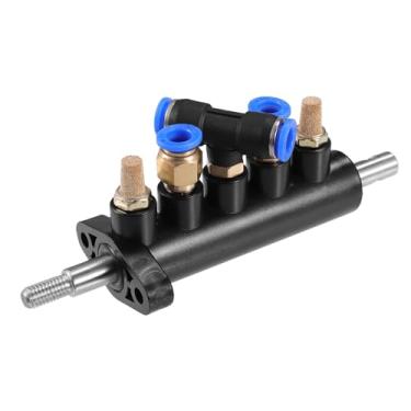 Imagem de VekAuto Pedal de válvula de controle de ar, 15,5 cm x 5,2 cm x 6 cm peças de máquina de troca de pneu universal para troca de pneu de carro metal durável preto