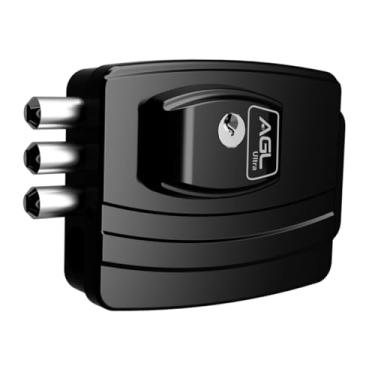 Imagem de Fechadura Eletronica Ultra Preta - Ajust. Ch.simp. F.esp. 1011009 - Agl