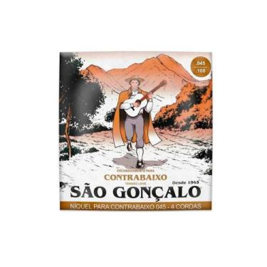 Imagem de Jogo De Cordas P/contra Baixo 4 Cordas Niquel 0.045 - 0.100 São Gonçal