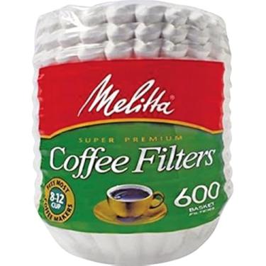 Imagem de Filtros de café Melitta (63113) Super Premium 8-12 xícaras, branco, 600 unidades