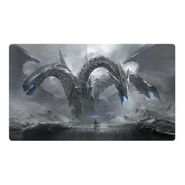 Imagem de New Yugioh Playmat Cyber End Dragon TCG CCG Trading Card Game Mat Pad No Zones+ Free Bag (ZD014-723-K)