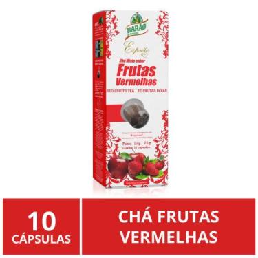 Imagem de Cápsulas para Nespresso Barão Cotegipe, Chá Frutas Vermelhas - Barão d
