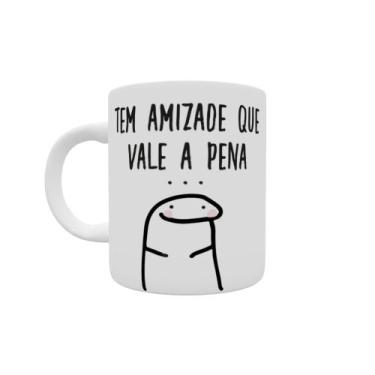 Imagem de Caneca de Cerâmica Branca Personalizada - Você Vale a Galinha Inteira 