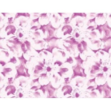 Imagem de Papel De Parede Para Sala Quarto Floral Flores Lilás Em 3d Adesivo Lav