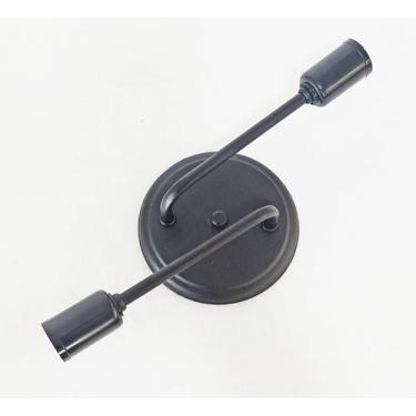 Imagem de Lustre De Teto/Parede Industrial para 2 Lâmpadas - Plafon/Arandela Ret