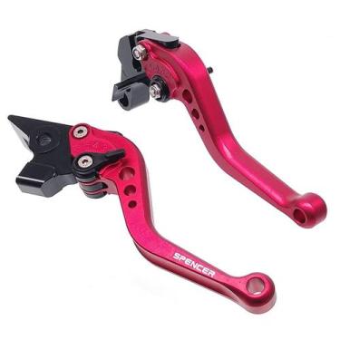 Imagem de Manete Spencer Reforçado Gsxr 750 1000 Srad Gsxs 1000 F Abs, Vermelho