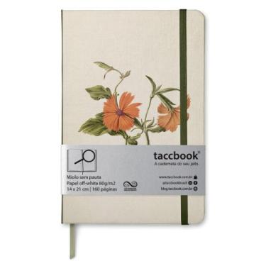 Imagem de Caderno Sem pauta taccbook Rosa amarela chinesa 14x21 Ríg.