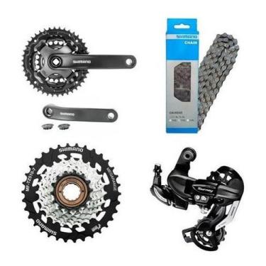 Imagem de Kit Shimano Tourney 21v Catraca Corrente Catraca Mega Cambio