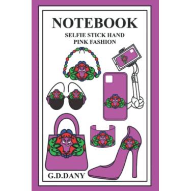 Imagem de NOTEBOOK SELFIE STICK HAND PINK FASHION