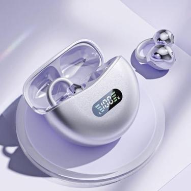 Imagem de Fones de ouvido com tradução de idiomas em tempo real, dispositivo tradutor de 144 idiomas e sotaques, som HD, bateria longa para viagens de negócios e estudantes, violeta