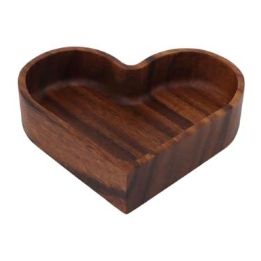 Imagem de Bandeja de Frutas de Madeira de Nogueira Akozon, Prato de Lanche de Madeira, Organizador de Joias, Prato de Frutas Secas - Perfeito para Servir Lanches, Frutas e Acessórios (Em