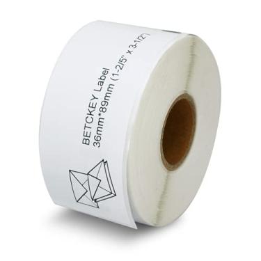 Imagem de BETCKEY - Compatível com etiquetas de endereço grandes Dymo 30321 (1-4/10" x 8-1/2", removível), compatível com impressoras Dymo LabelWriter Thermal 450, 4XL e Zebra [1 rolo, 260 etiquetas, removível]
