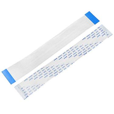 Imagem de Cabo plano flexível uxcell, cabo de fita flexível FPC FFC de 22 pinos de 1 mm de inclinação de 150 mm para TV LCD, leitor de DVD de áudio de carro, 10 peças (tipo A)