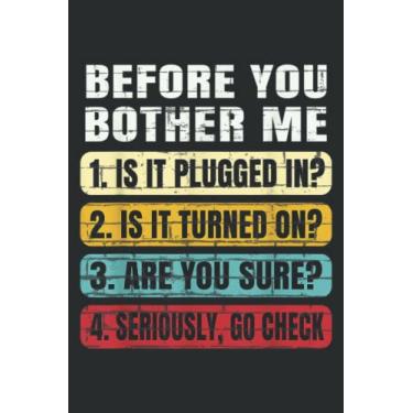 Imagem de Funny Information Technology Tech Technical Support Gift: Lined College Ruled Paper Journal Notebook Planner with 6x9 inches, 100 Pages