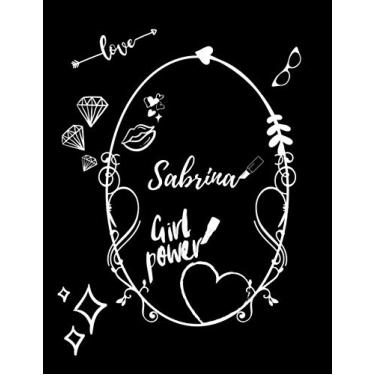 Imagem de Sabrina: Vintage Pin Up Style Personalised Large Notebook/Diary/Journal For Women & Girls (110 Pages, in Lines, 8.5x11) (Names)