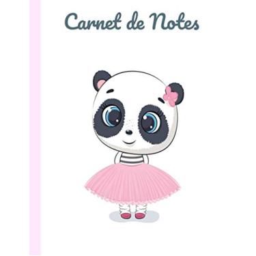Imagem de Carnet de notes de ballerine danse classique : cahier de notes panda tutu: Journal intime d’écriture, de secrets bloc-notes, taille : ligné, bullet ... de …. Format 21,59 cm x 27,94 cm - 108 p