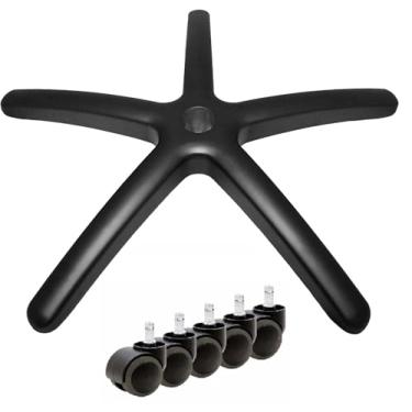 Imagem de Base Anti-Risco Cadeira Giratória Gamer Presidente com Rodinha Preta