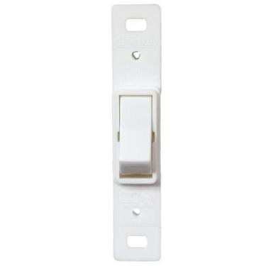 Imagem de Interruptor Paralelo Sem Placa 1 Tecla Branco Lumibras, Branco