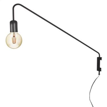 Imagem de Arandela Fluxo 70 cm - PRETO E27 - Trybo