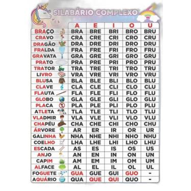 Imagem de Silabário Complexo - Unicórnio - Home E Planner