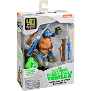 Imagem de SUNNY, Tartarugas NInja, Boneco Donatello, Leo (Sketch), Com Acessórios - 11cm