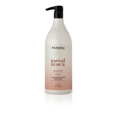 Imagem de Shampoo Pré-Coloração Metal Block Hobety 1L - Hobety Profissional