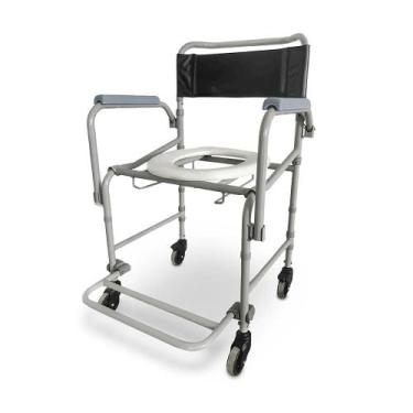 Imagem de Cadeira de Banho Higiênica Dobrável e Desmontável até 120 Kg D40 Della