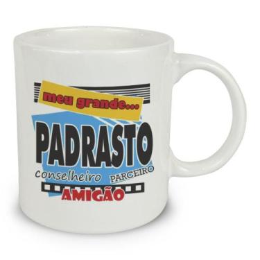 Imagem de Caneca Dedicatória Sortida 320mL - Cerâmica Regina, Vô, Padrasto