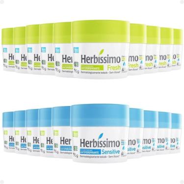 Imagem de Kit Herbíssimo Desodorante: 10 Fresh e 10 Sensitive 55g