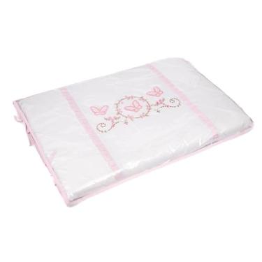 Imagem de Trocador de Fraldas para Cômoda Borboletas (rosa bebê)