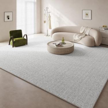 Imagem de HJZSZX Tapete creme tapete grande tamanho sala de estar decoração tapetes confortáveis antiderrapantes quarto tapetes, YY007,3,C,200X200CM