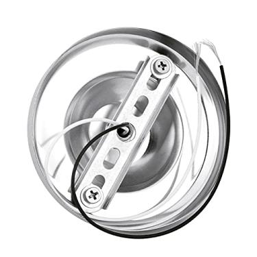 Imagem de Elegante TETIMO INDUSTRIAL VINTAGE/Base de Luz de Parede Suporte para Soquete de Parafuso de Lâmpada Pendente, Perfeita para Restaurante e Decoração da Sala de Estudo (Prata)