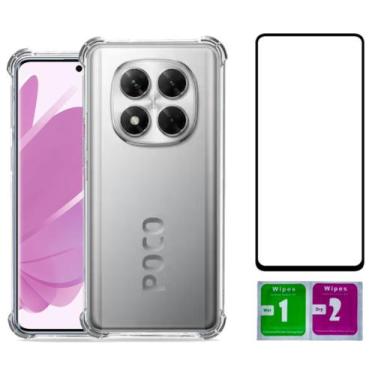 Imagem de Capa Anti Impacto Para Redmi Poco X7 5g + Pel. Vidro 3d - Mustangshop