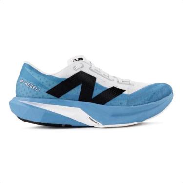 Imagem de Tenis New Balance Fuelcell Rebel V4 Masculino, 39, Azul, Branco