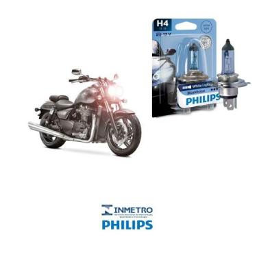 Imagem de Lâmpada Philips BlueVision H4 p/ TRIUMPH THUNDERBIRD 1700