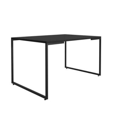 Imagem de Mesa de Jantar 04 Lugares Porto 135cm Preto - DROSSI