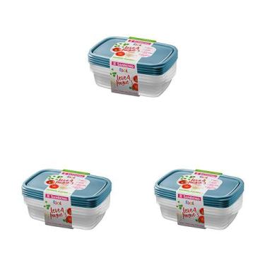 Imagem de Kit 3 Und Pote Retangular Sanremo Leve 4 Pague 3 1,8l