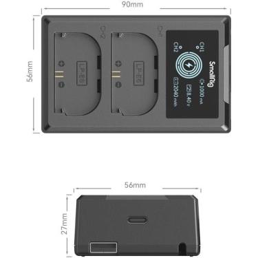 Imagem de Carregador de Bateria Smallrig LP-E6NH 4084