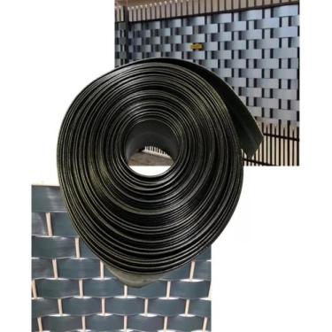 Imagem de Limitador Divisor De Solos E Gramas Jardins Cor Preto 50 Metros - LIMI