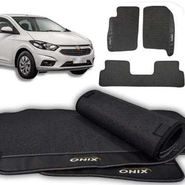 Imagem de Tapete Automotivo para Onix 2012 2013 2014 2015 2016 2017  Qualidade P