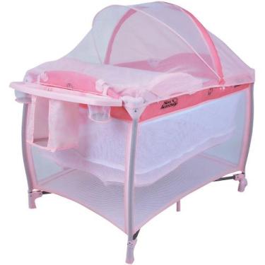 Imagem de Berço Cercado Desmontavel Burigotto New Aconchego Pink