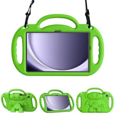 Imagem de MOXOTEK Capa infantil para tablet Samsung Galaxy Tab A11 Plus 2025/A9 Plus 2023 de 11 polegadas, Galaxy Tab A11+/A9+, capa com alça de ombro, capa protetora durável à prova de choque para crianças