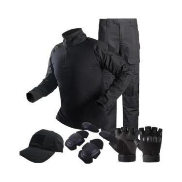 Imagem de Terno Tático Militar de Camuflagem para Paintball, Airsoft e Caça, XL,