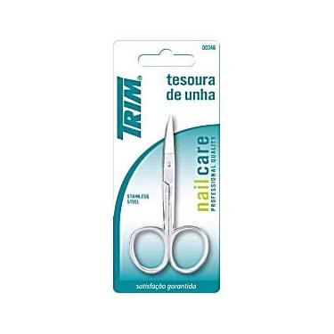Imagem de Tesoura trim para unha com ponta curva