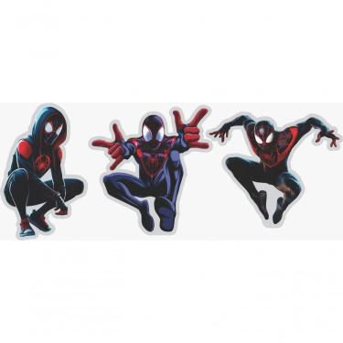 Imagem de Kit Display De Mesa 6 Peças Para Festa Homem Aranha Aranhaverso Mdf