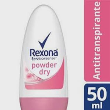 Imagem de Desodorante antitranspirante Feminino Rexona Motionsense powder dry, roll-on, 1 unidade com 50mL